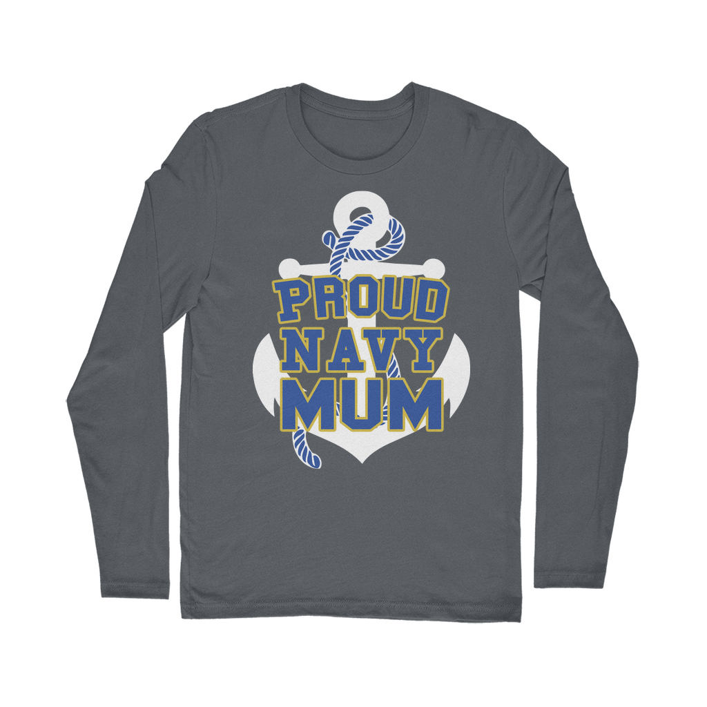 Proud Navy Mum Classic Long Sleeve T-Shirt