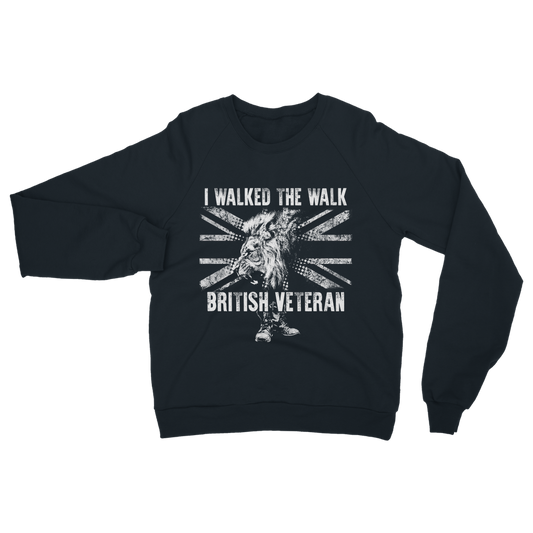 British Veteran - I Walked The Walk Classic Adult Sweatshirt
