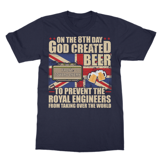 Royal Engineers Love Beer Classic Adult T-Shirt