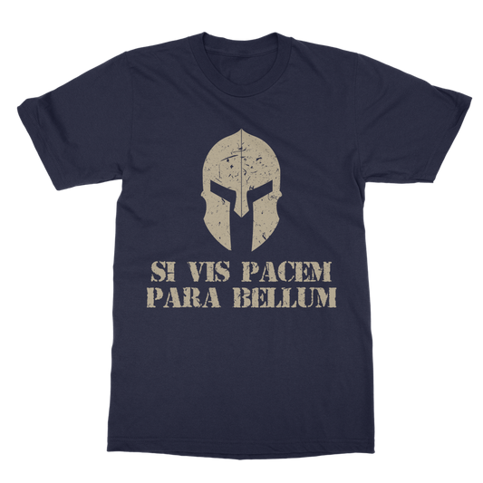 Spartan x Si Vis Pacem Para Bellum Classic Adult T-Shirt