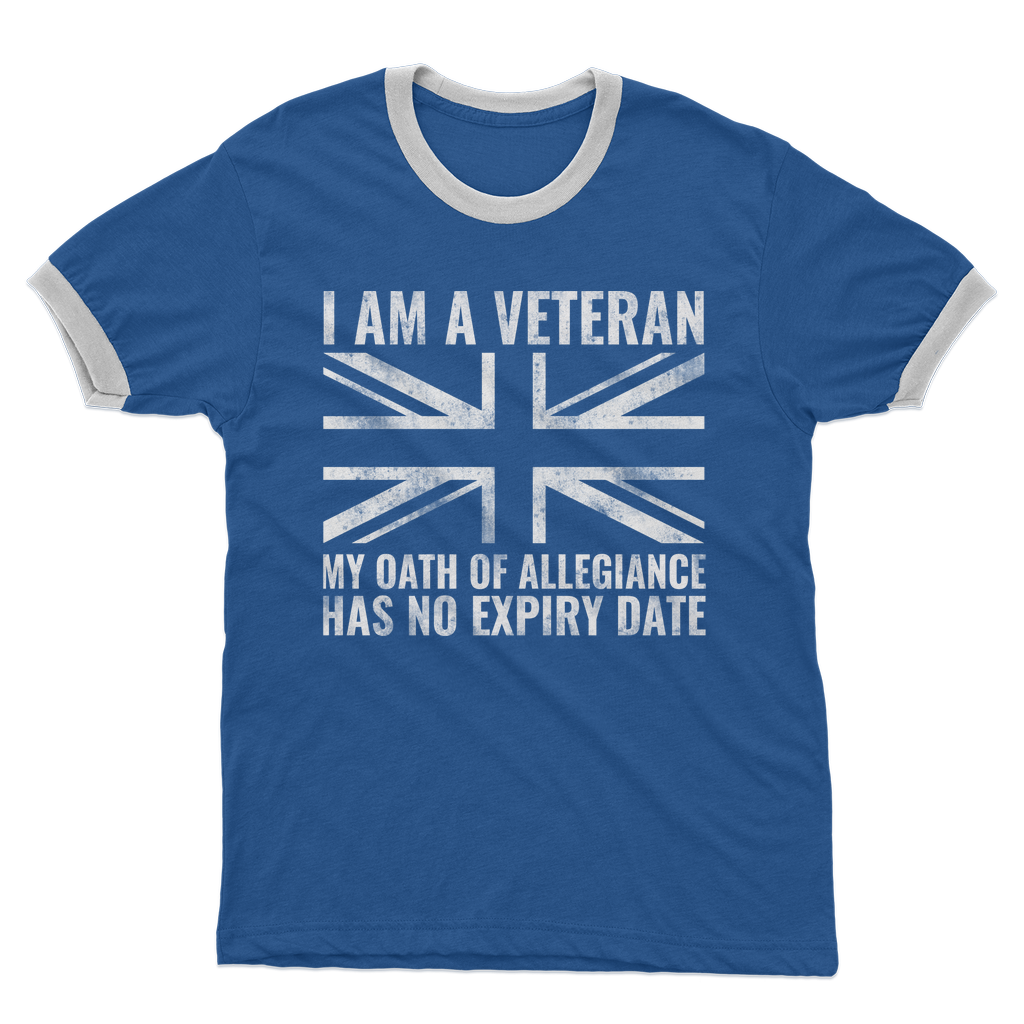 My Oath Of Allegiance Has No Expiry Date Adult Ringer T-Shirt