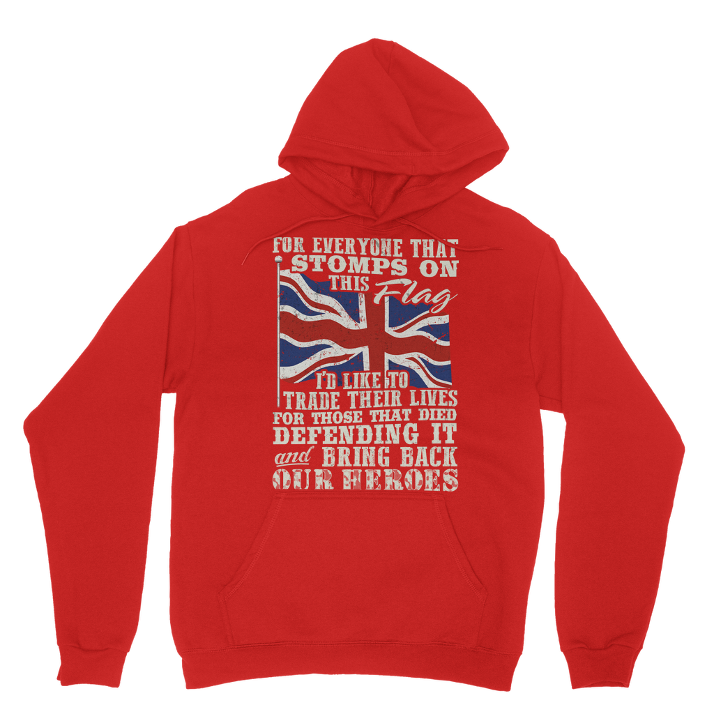 Don't Stomp On This Flag Classic Adult Hoodie