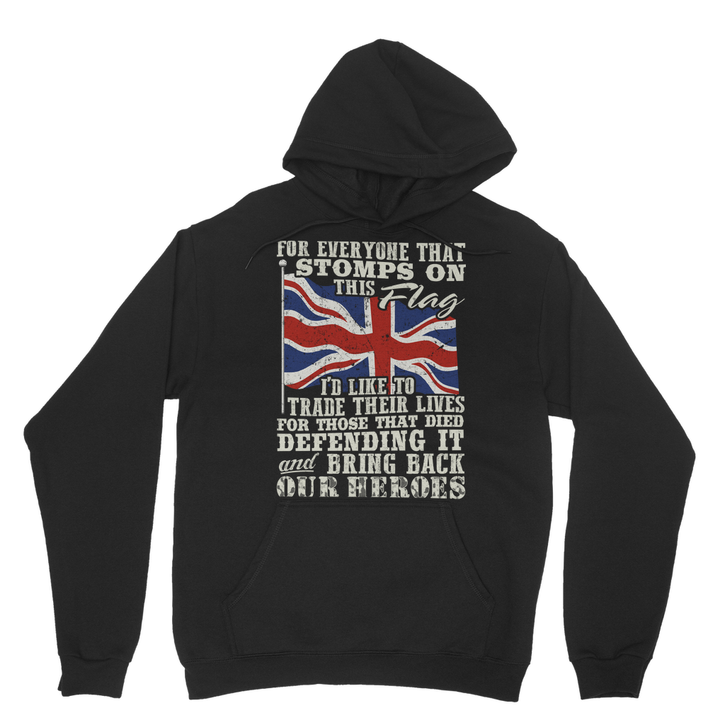 Don't Stomp On This Flag Classic Adult Hoodie