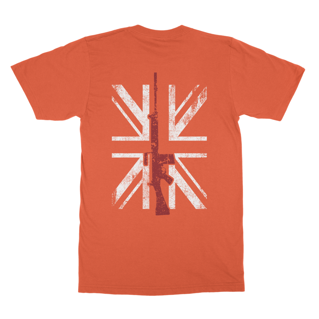 Thin Red Line - SLR (Back Print) Classic Adult T-Shirt