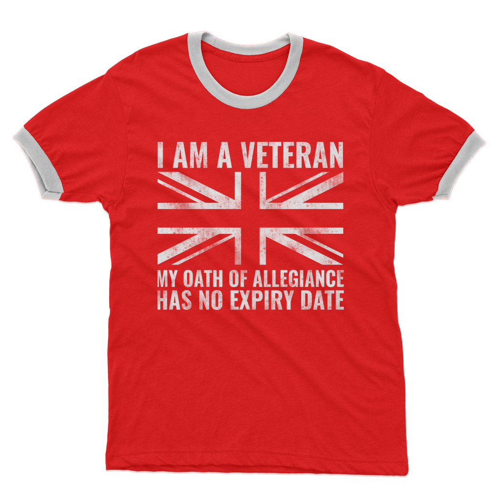 My Oath Of Allegiance Has No Expiry Date Adult Ringer T-Shirt