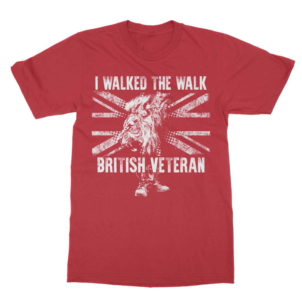 British Veteran - I Walked The Walk Classic Adult T-Shirt