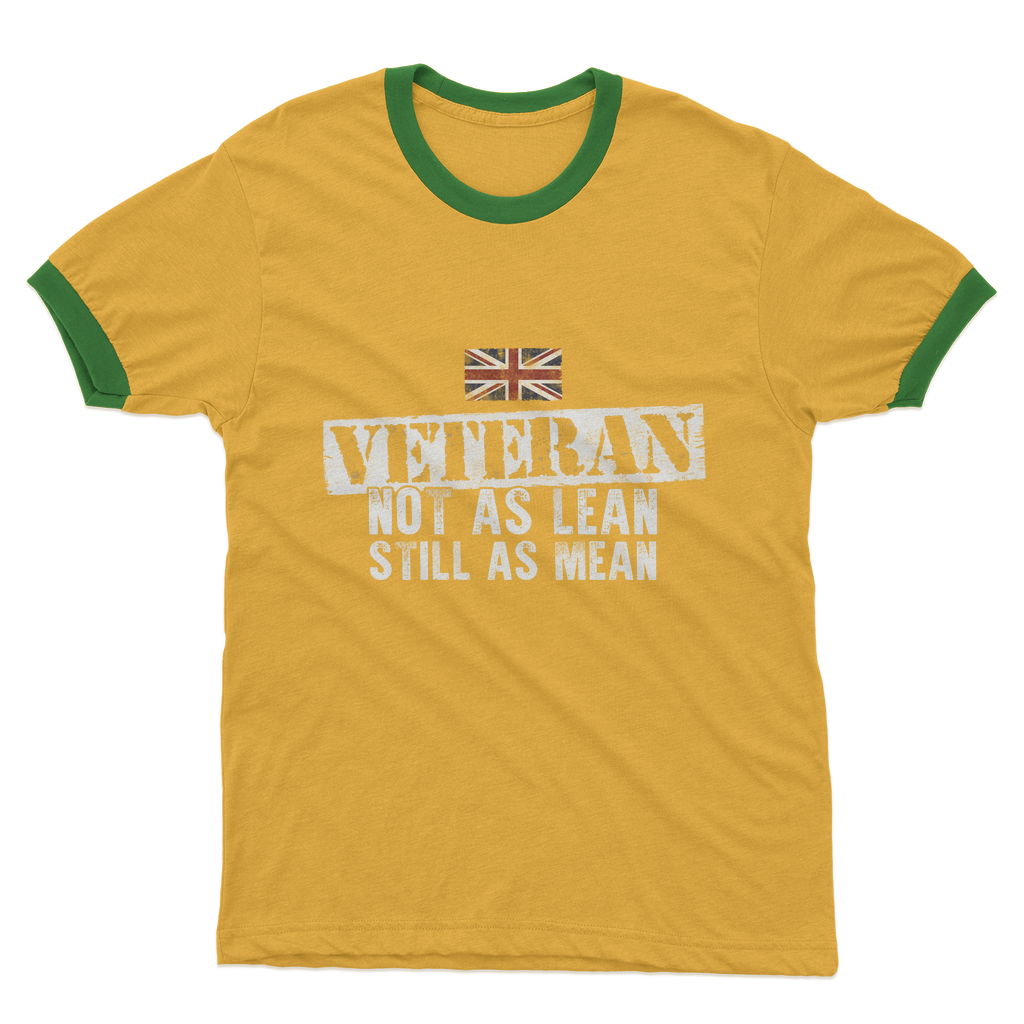 Veteran - Not As Lean Still As Mean Adult Ringer T-Shirt