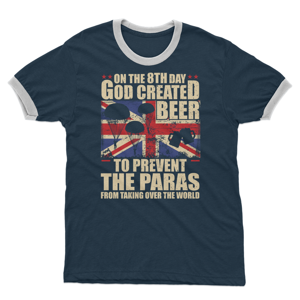 PARAS Love Beer Adult Ringer T-Shirt