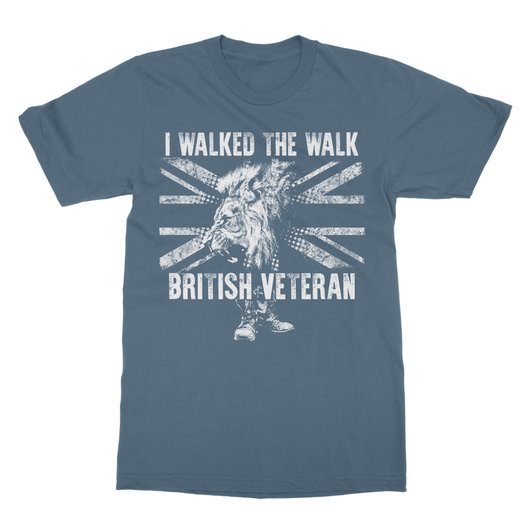 British Veteran - I Walked The Walk Classic Adult T-Shirt
