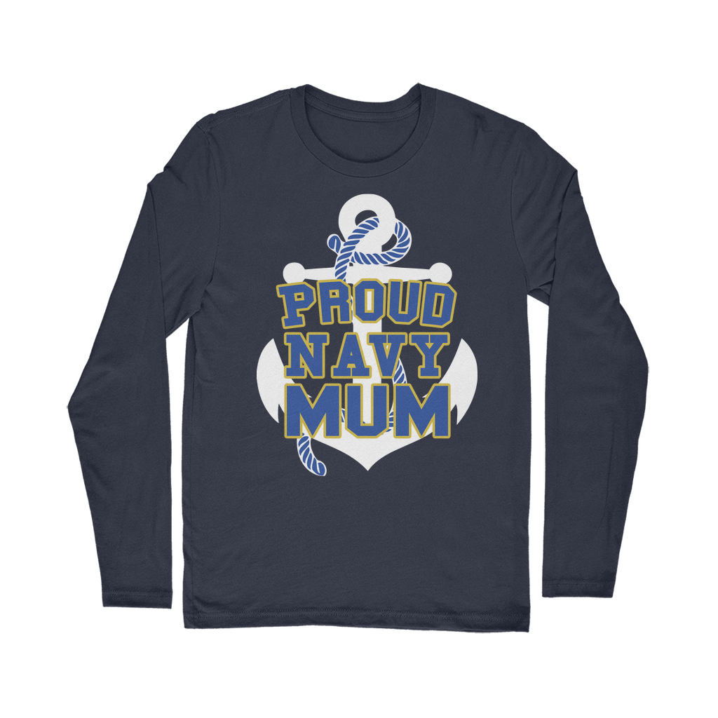 Proud Navy Mum Classic Long Sleeve T-Shirt