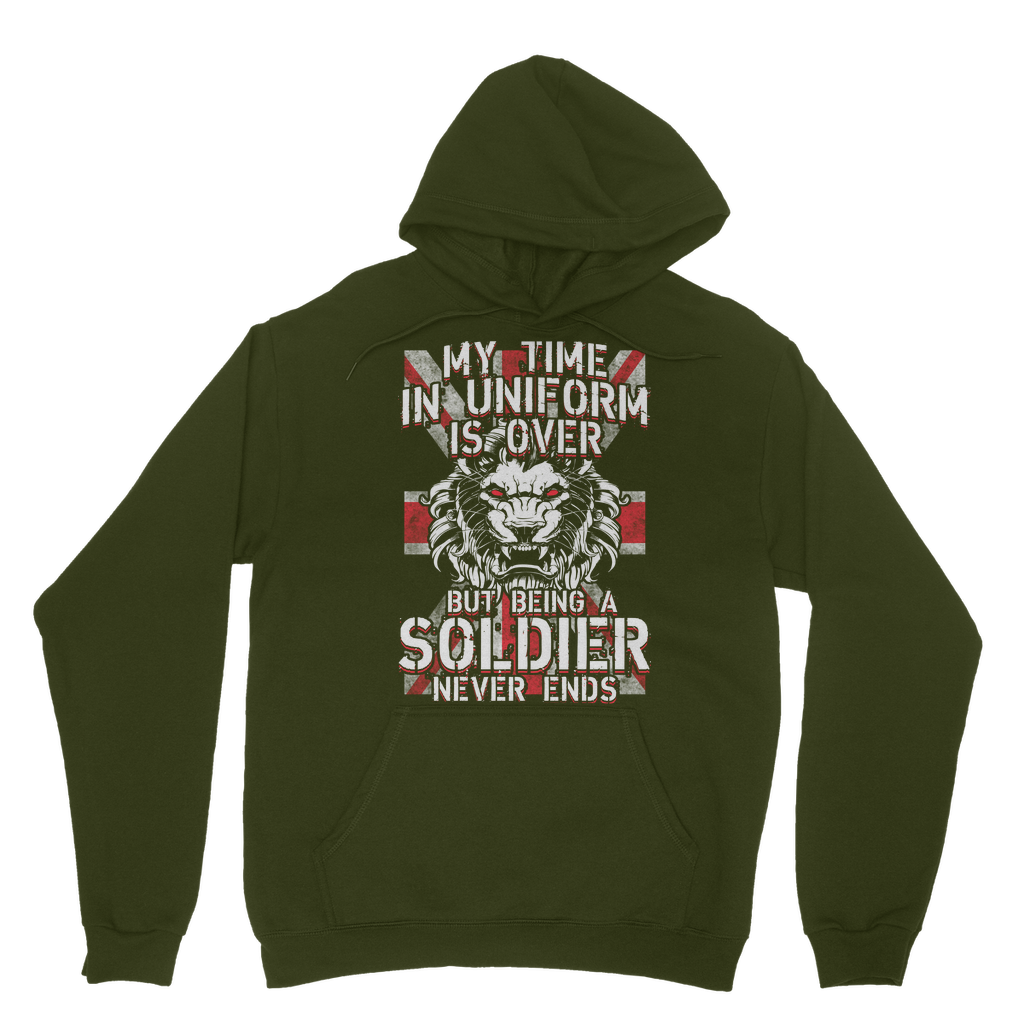 Being A Soldier Never Ends Classic Adult Hoodie