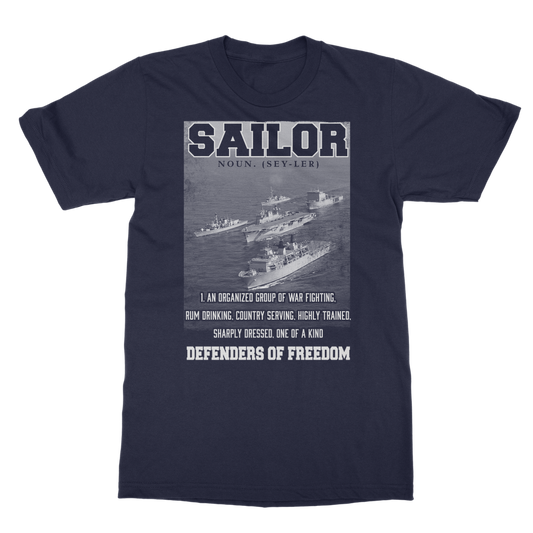 Sailors - Defenders Of Freedom Classic Adult T-Shirt