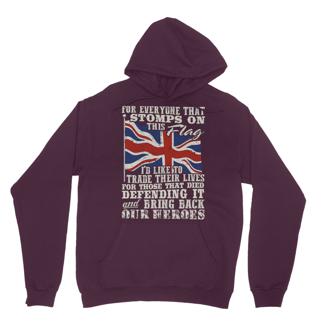 Don't Stomp On This Flag Classic Adult Hoodie
