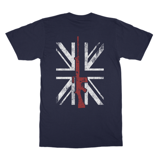 Thin Red Line - SLR (Back Print) Classic Adult T-Shirt