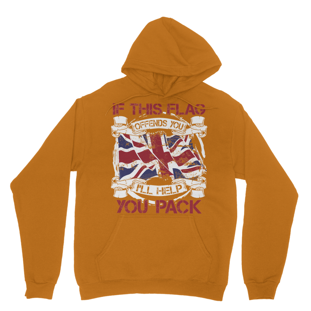 If This Flag Offends You I'll Help You Pack Classic Adult Hoodie