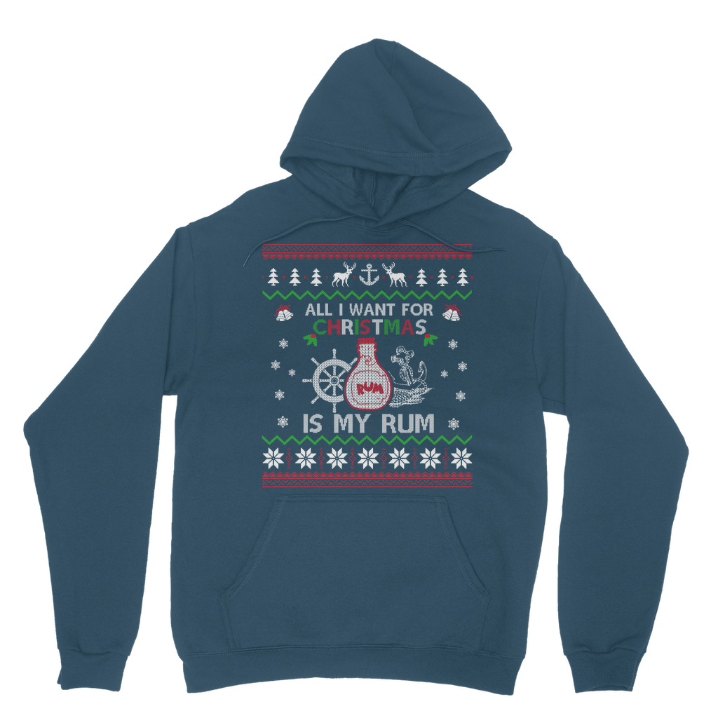 All I Want For Christmas Is My Rum Classic Adult Hoodie