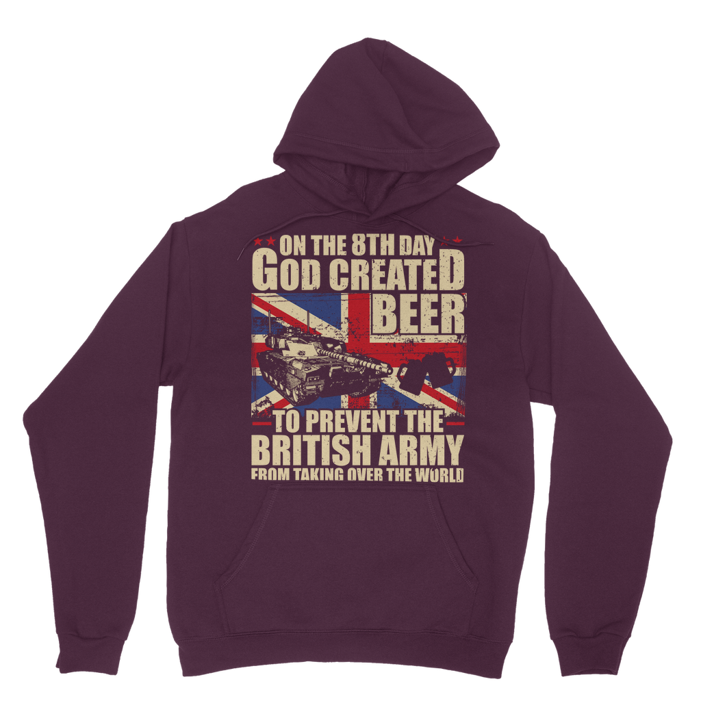 British Army Loves Beer Classic Adult Hoodie