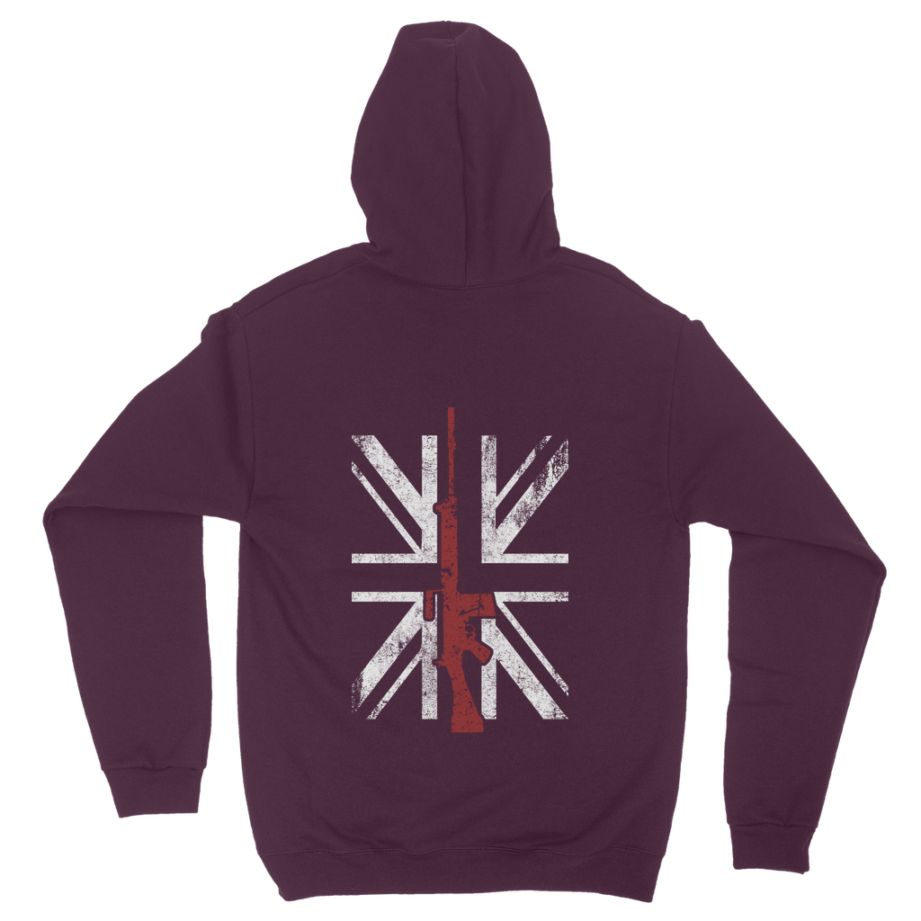 Thin Red Line - SLR (Back Print) Classic Adult Hoodie