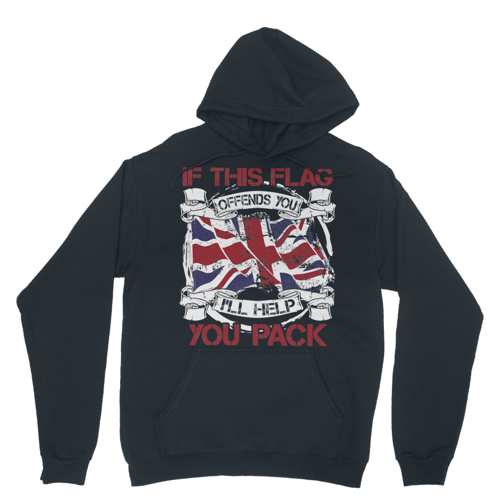 If This Flag Offends You I'll Help You Pack Classic Adult Hoodie