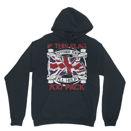 If This Flag Offends You I'll Help You Pack Classic Adult Hoodie