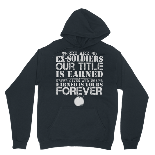 There Are No Ex-Soldiers Classic Adult Hoodie
