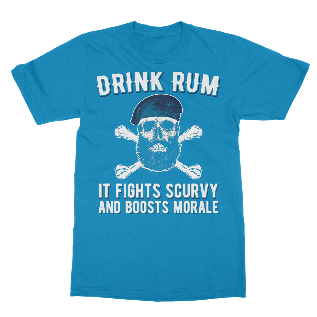 Drink Rum - It Fights Scurvy And Boosts Morale Classic Adult T-Shirt