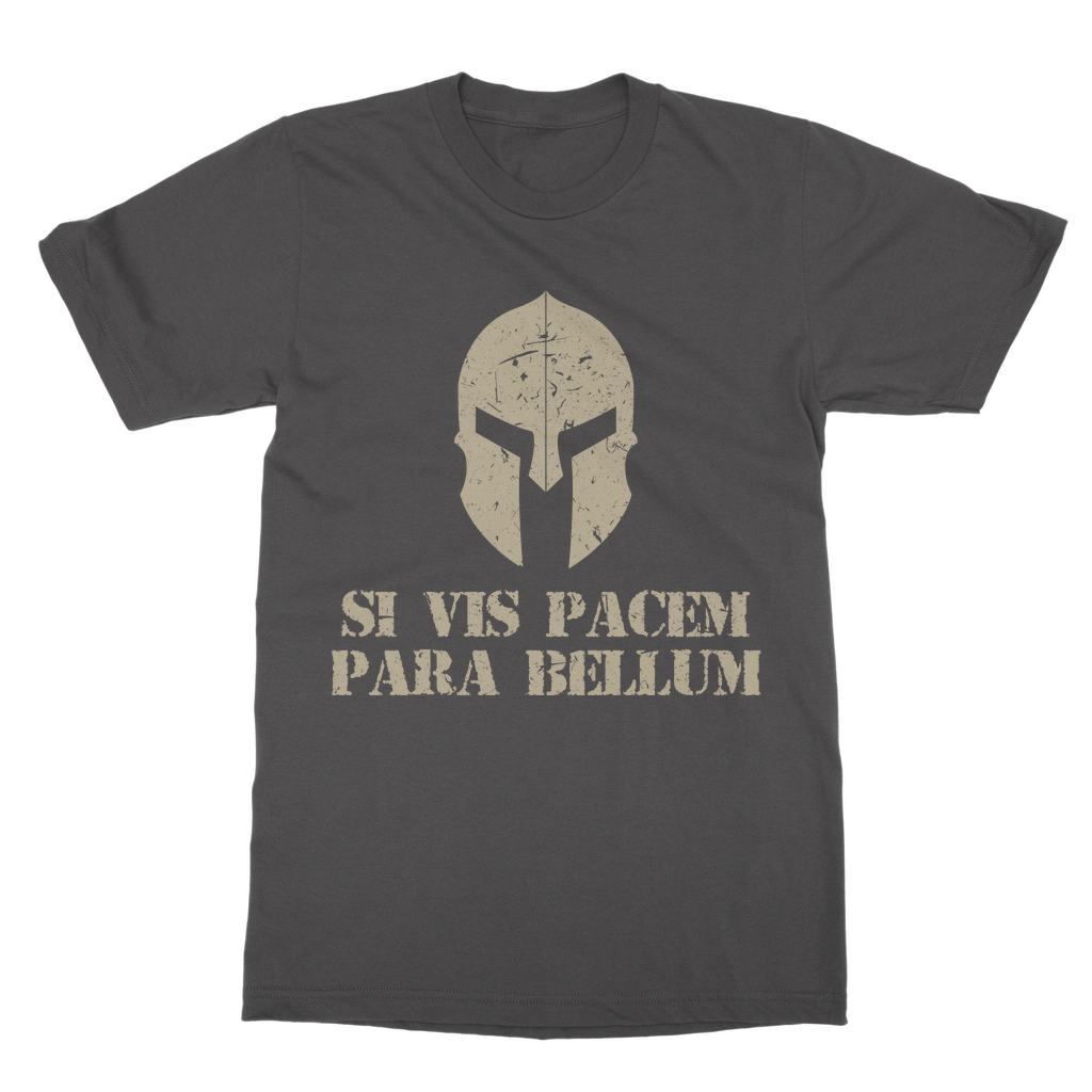 Spartan x Si Vis Pacem Para Bellum Classic Adult T-Shirt