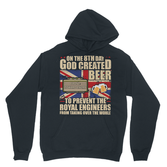 Royal Engineers Love Beer Classic Adult Hoodie