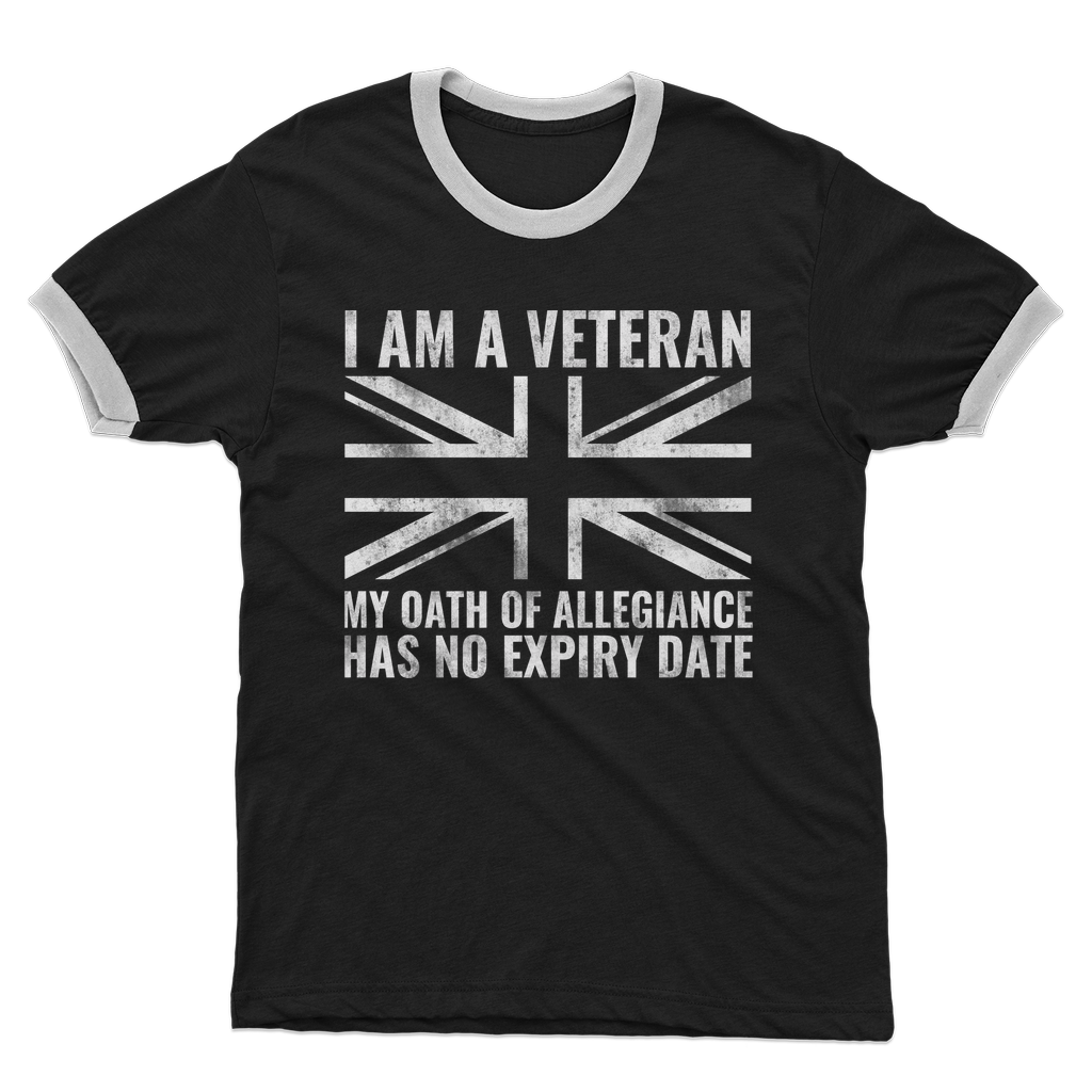 My Oath Of Allegiance Has No Expiry Date Adult Ringer T-Shirt