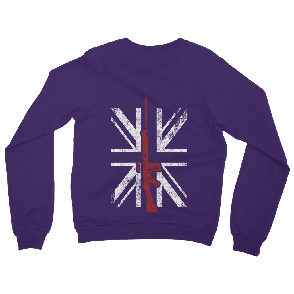Thin Red Line - SLR (Back Print) Classic Adult Sweatshirt