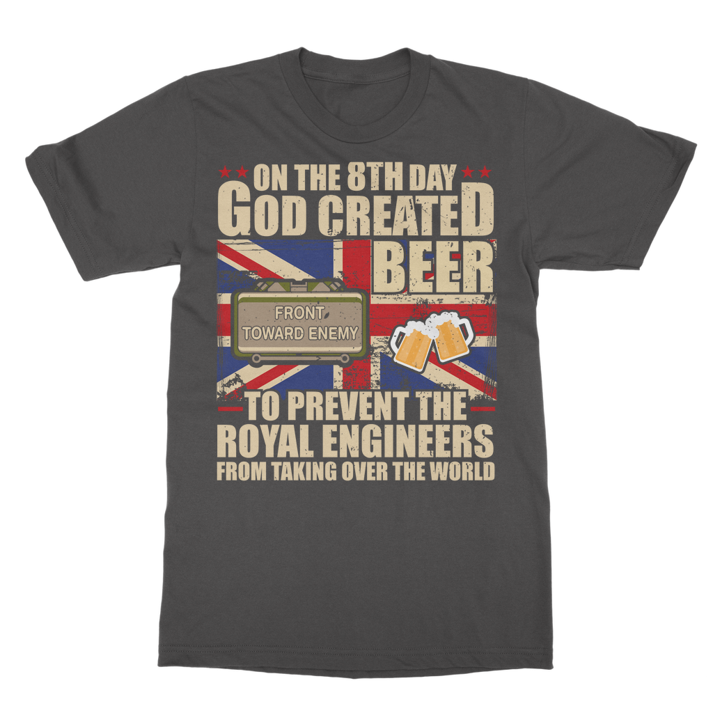 Royal Engineers Love Beer Classic Adult T-Shirt