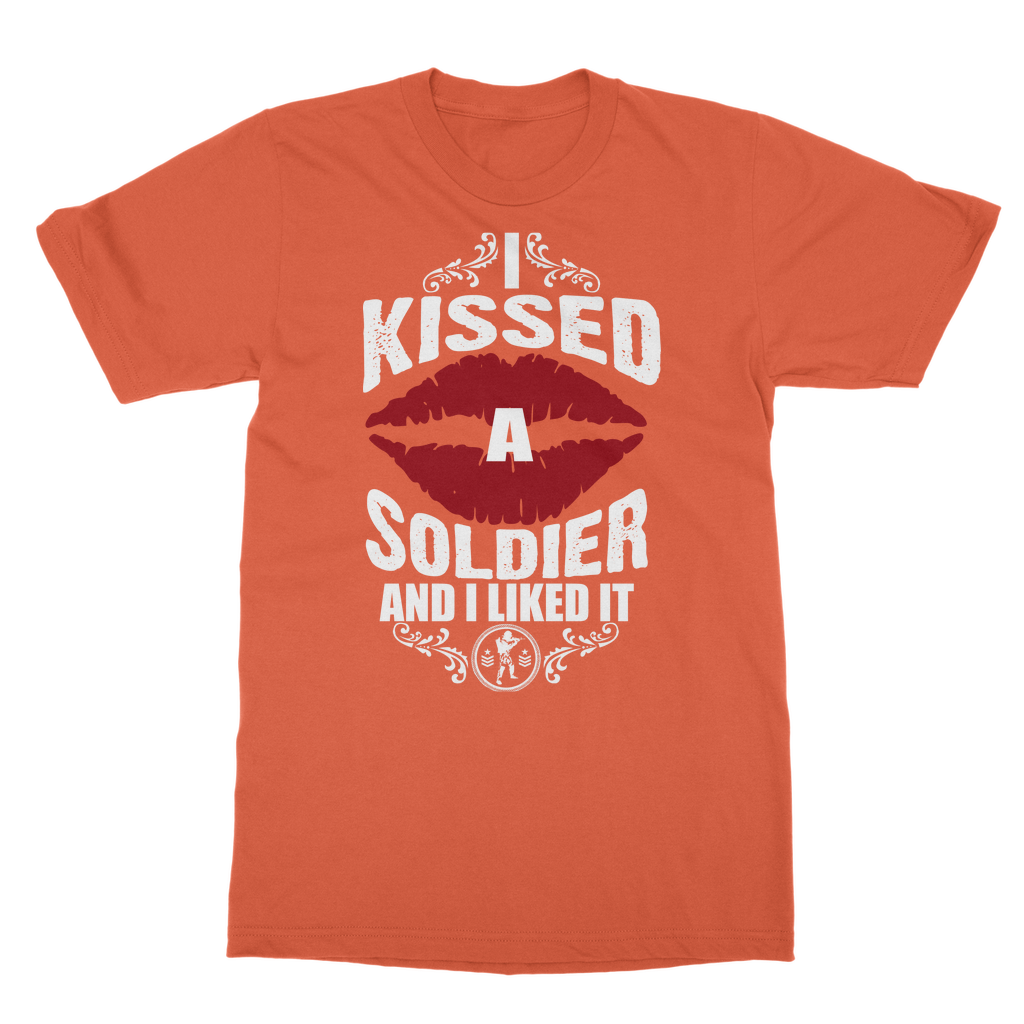 I Kissed A Soldier And I Liked It Classic Adult T-Shirt