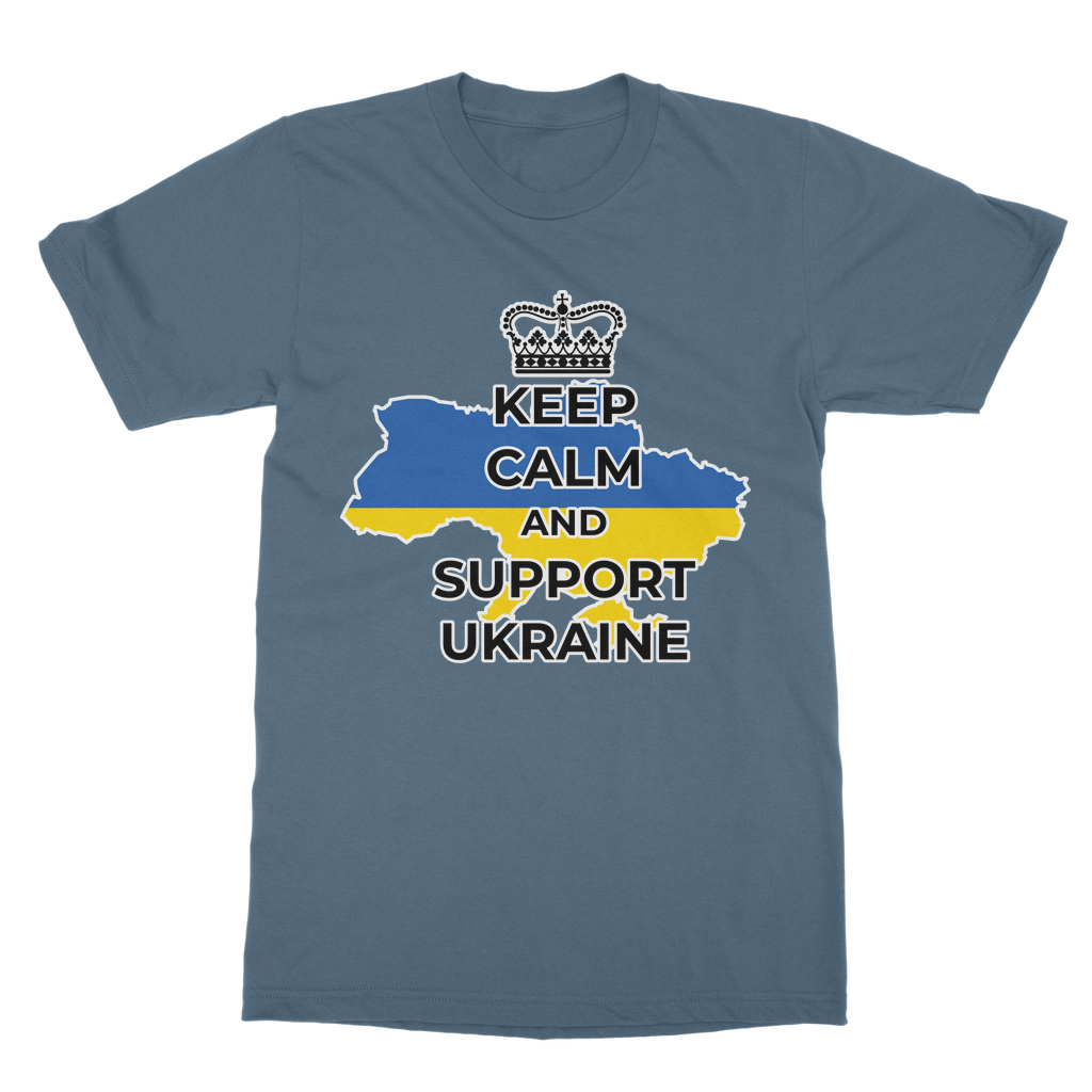 Keep Calm and Support Ukraine Classic Adult T-Shirt