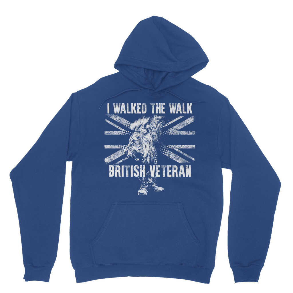 British Veteran - I Walked The Walk Classic Adult Hoodie