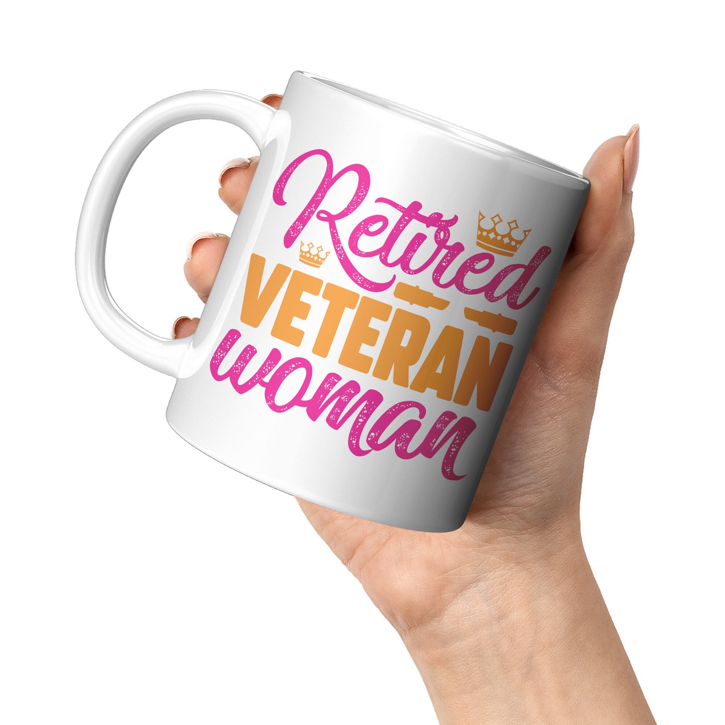 Retired Veteran Women - White 11oz&1lb Mug
