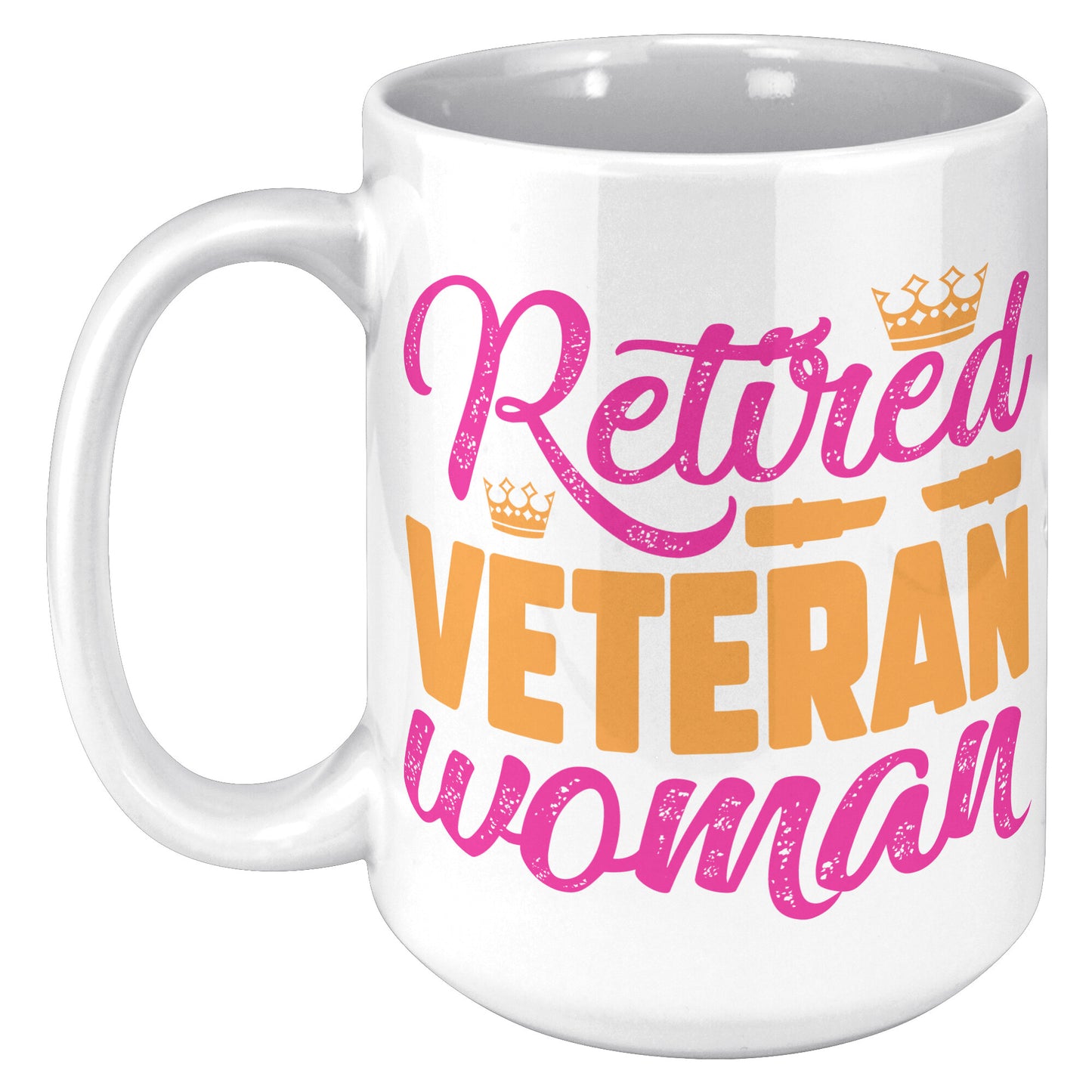 Retired Veteran Women - White 11oz&1lb Mug