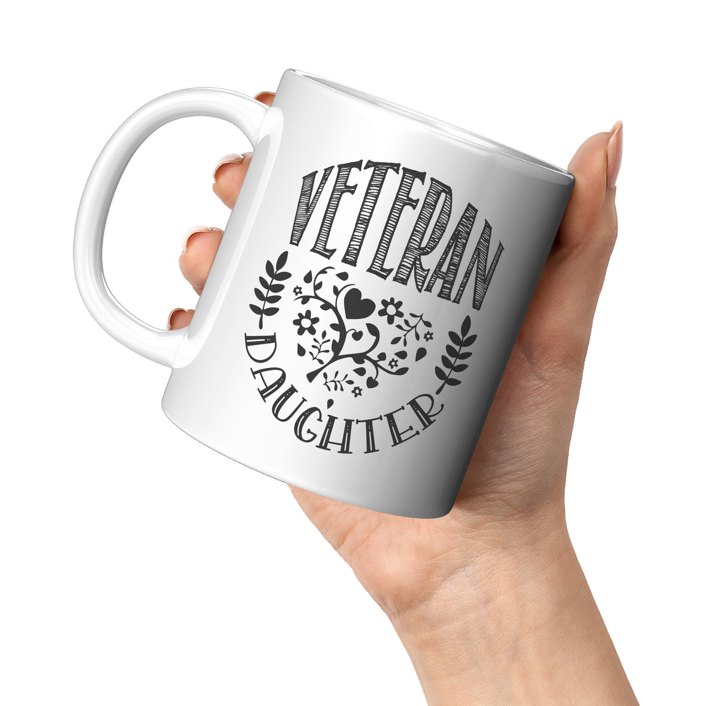 Veteran Daughter - White 11oz&1lb Mug
