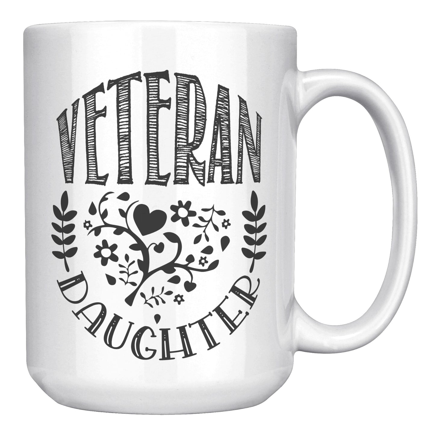 Veteran Daughter - White 11oz&1lb Mug