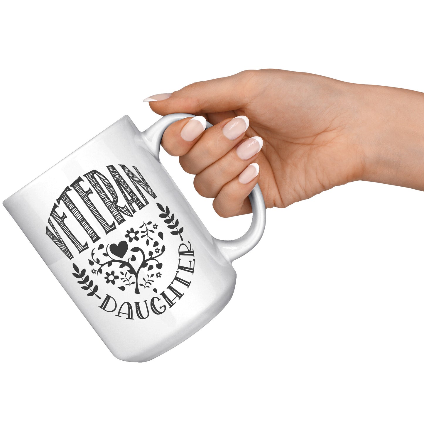 Veteran Daughter - White 11oz&1lb Mug