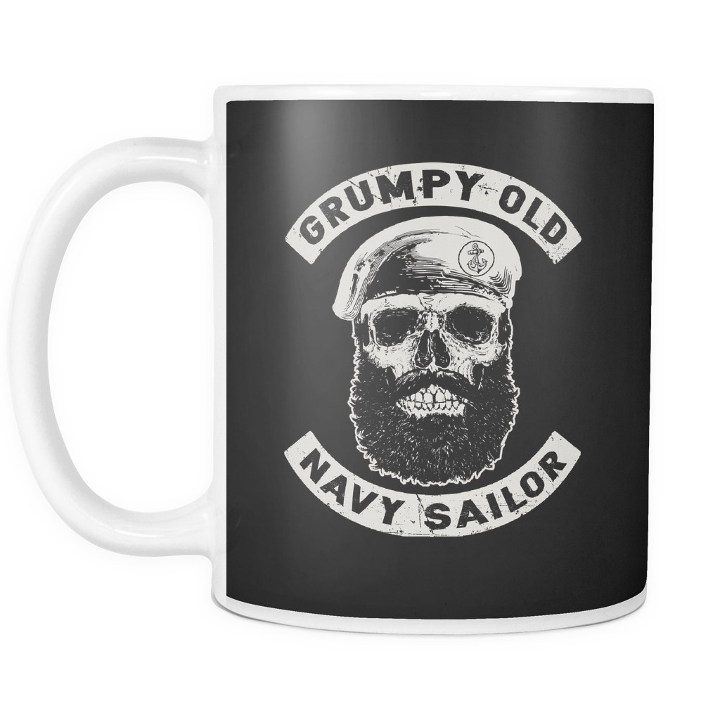 Grumpy Old Navy Sailor Mug