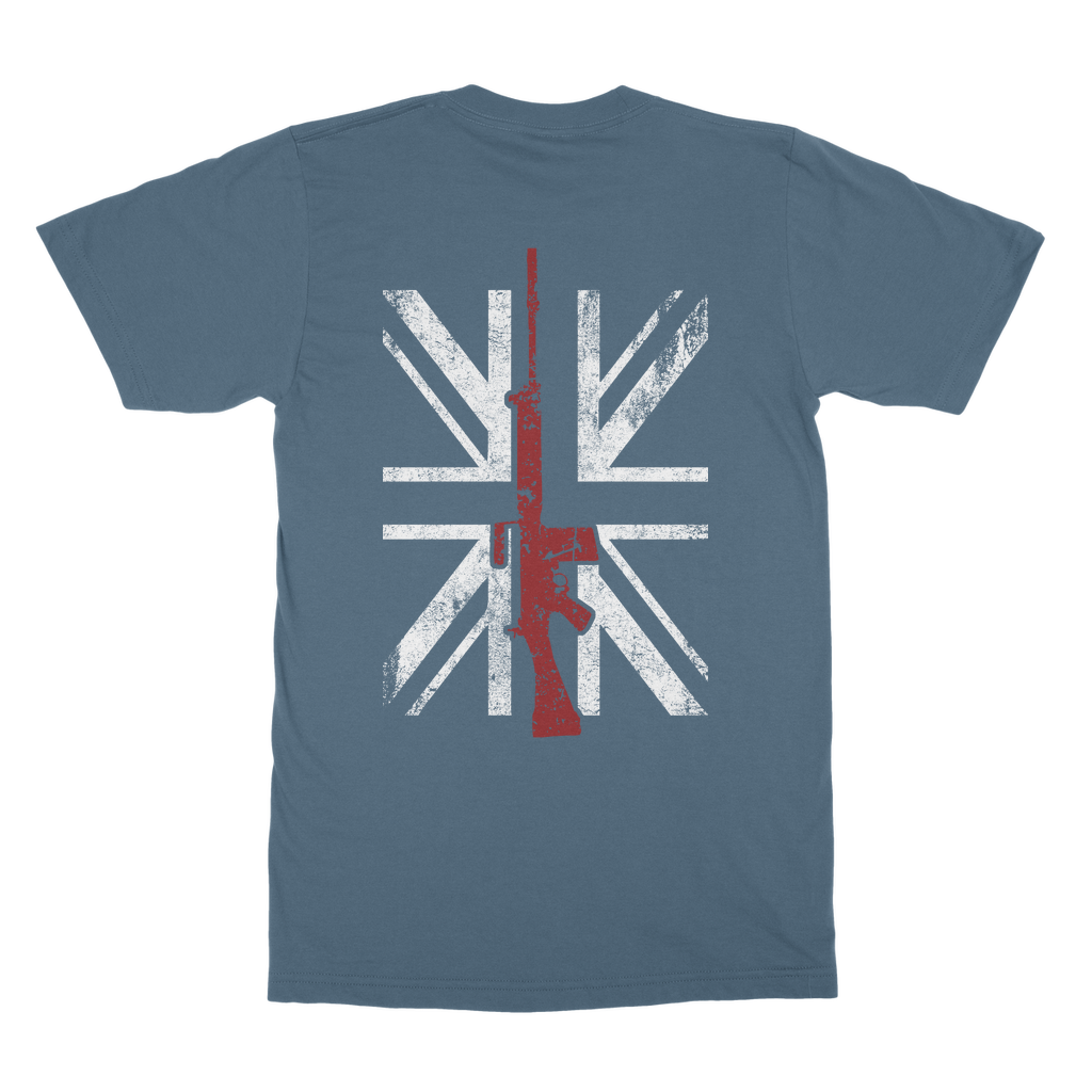 Thin Red Line - SLR (Back Print) Classic Adult T-Shirt