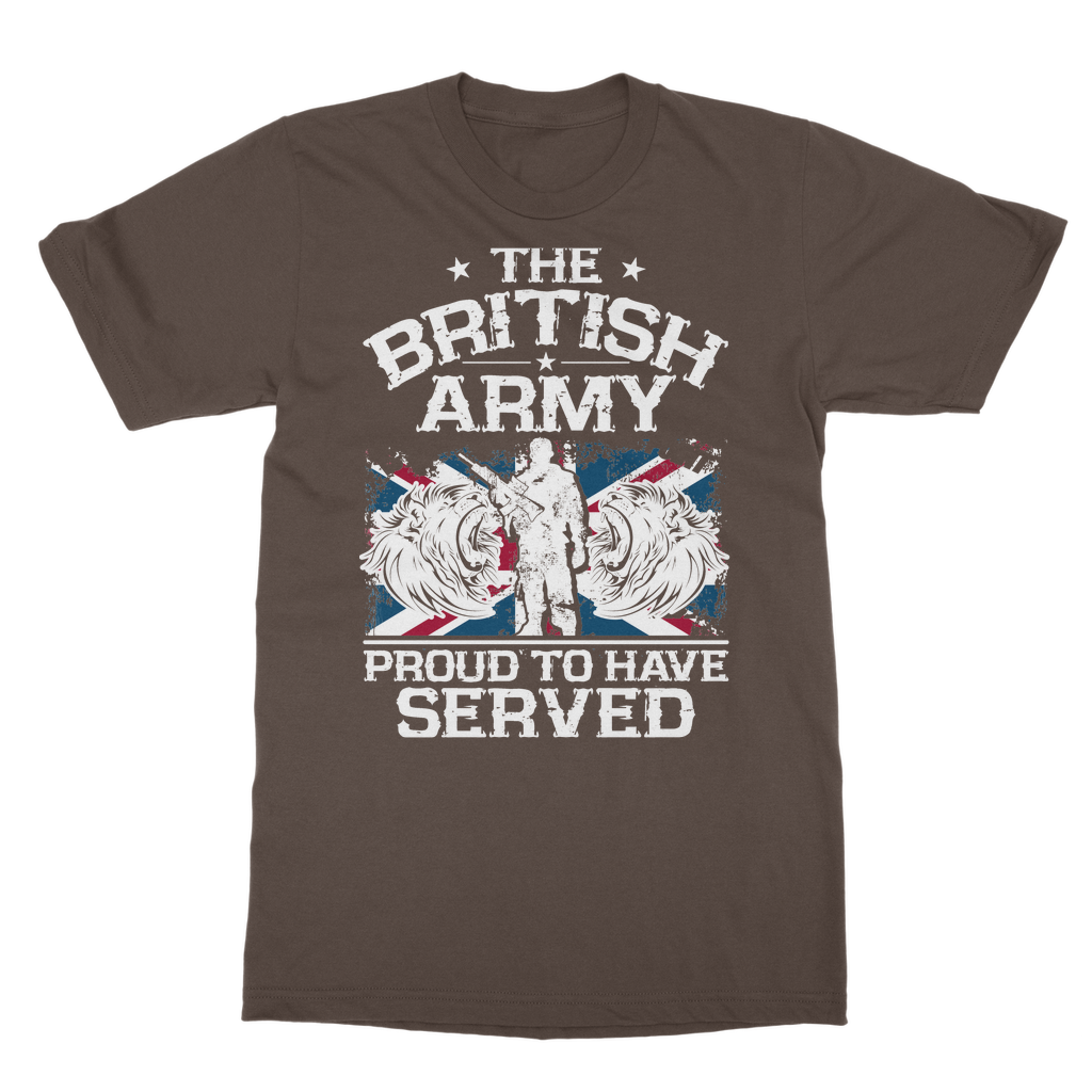 British Army - Proud To Have Served Classic Adult T-Shirt