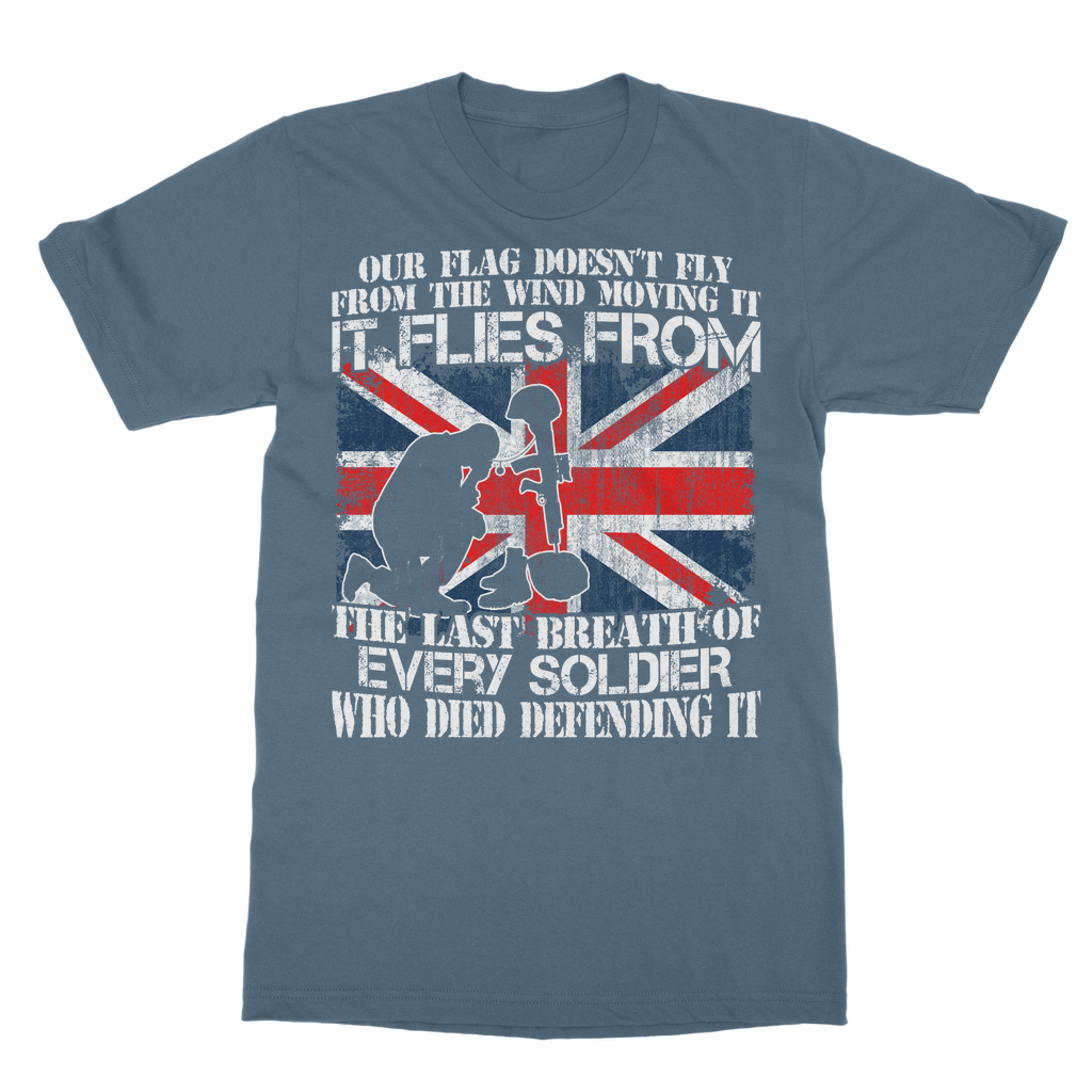 Our Flag Doesn't Fly From The Wind Moving It Classic Adult T-Shirt