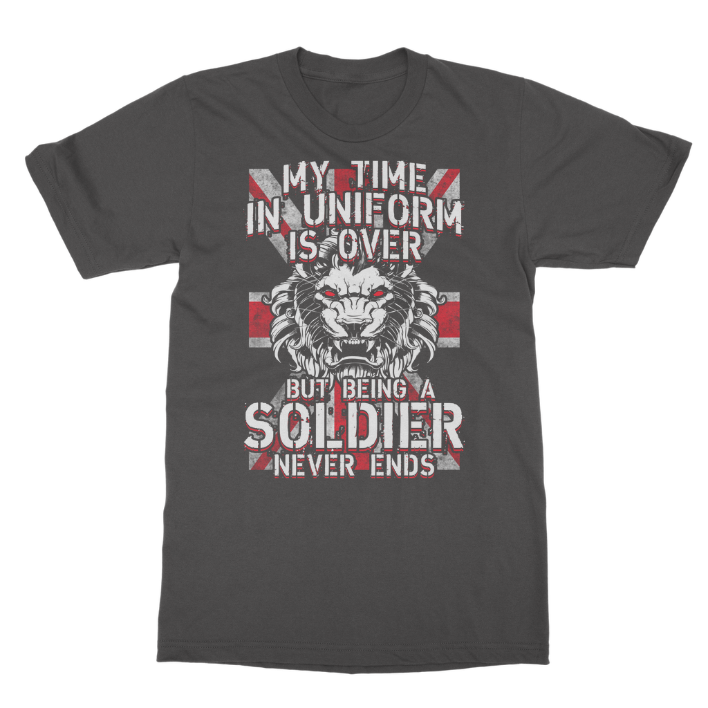 Being A Soldier Never Ends Classic Adult T-Shirt