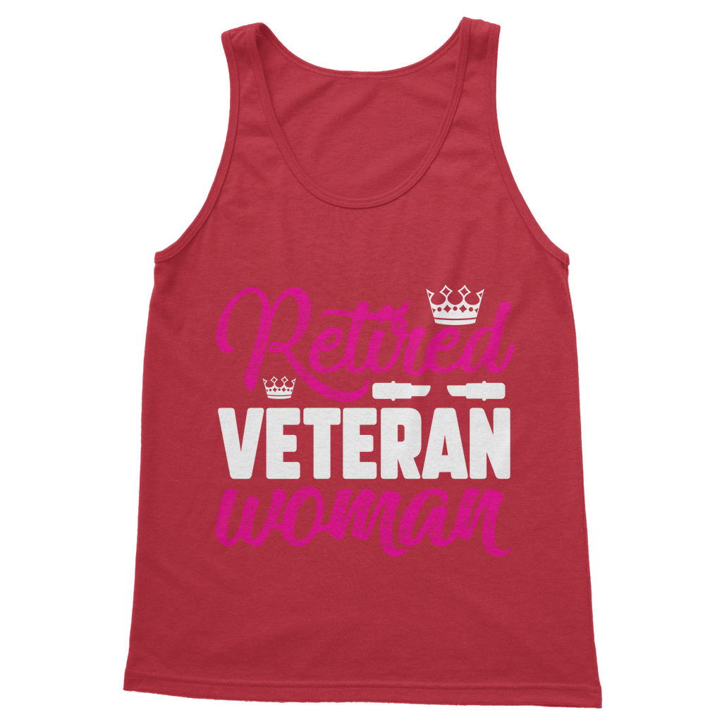 Retired Veteran Women Classic Women's Tank Top