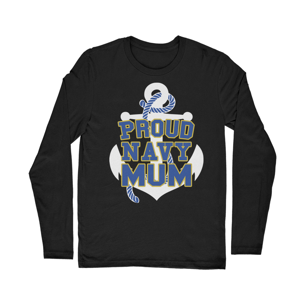 Proud Navy Mum Classic Long Sleeve T-Shirt