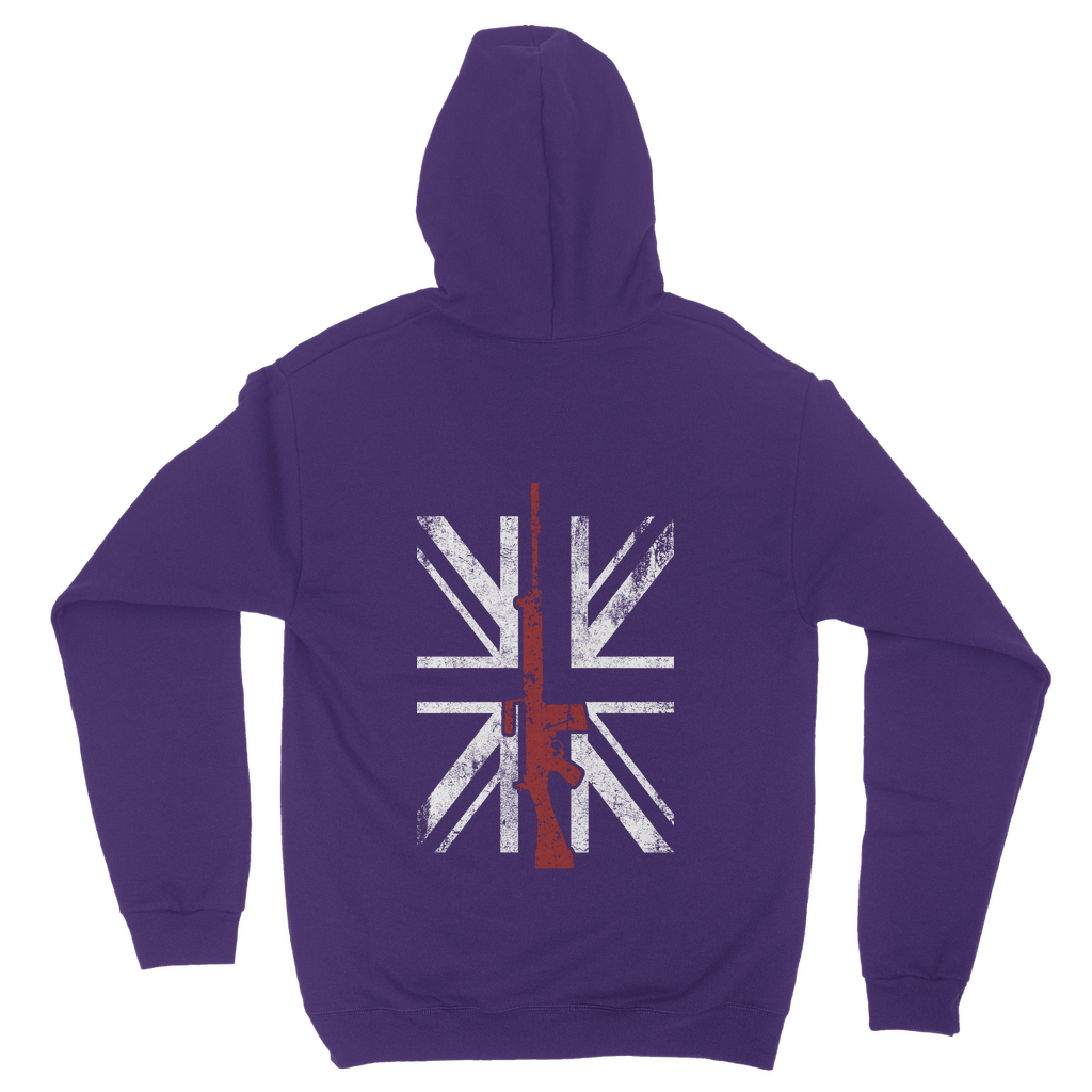 Thin Red Line - SLR (Back Print) Classic Adult Hoodie