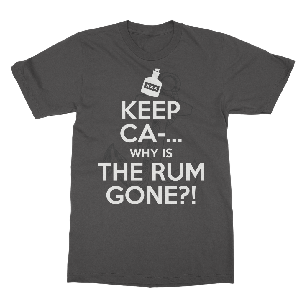 Keep Ca-... Why Is The Rum Gone?! Classic Adult T-Shirt