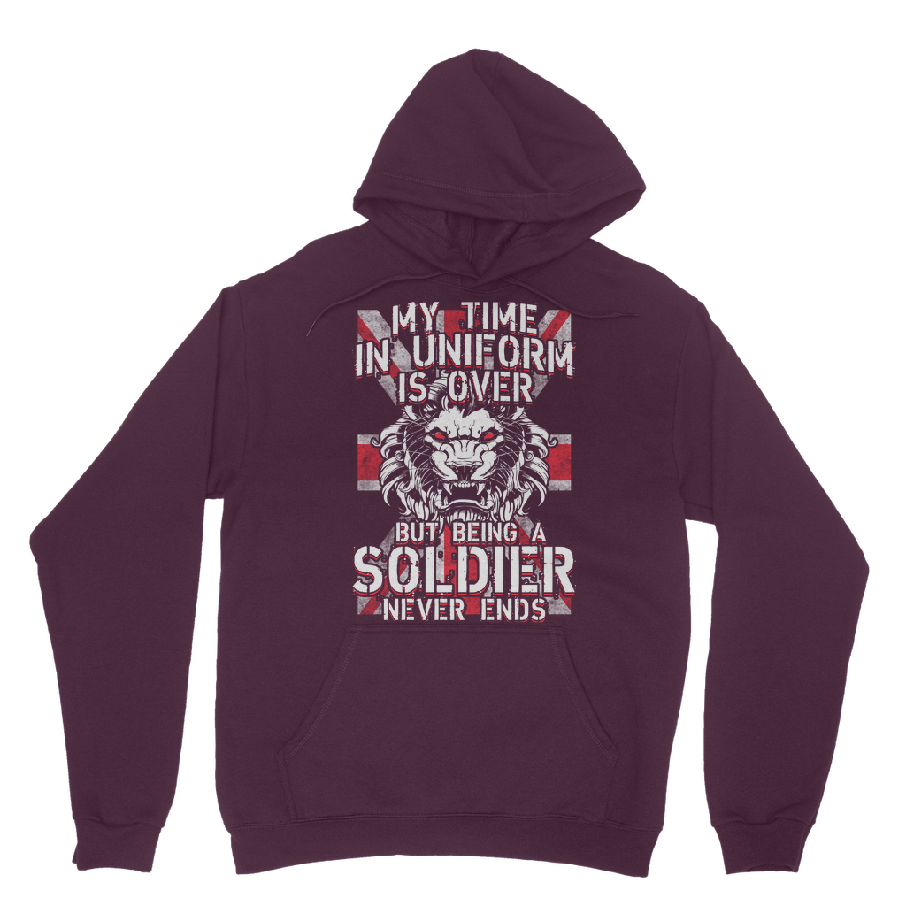 Being A Soldier Never Ends Classic Adult Hoodie