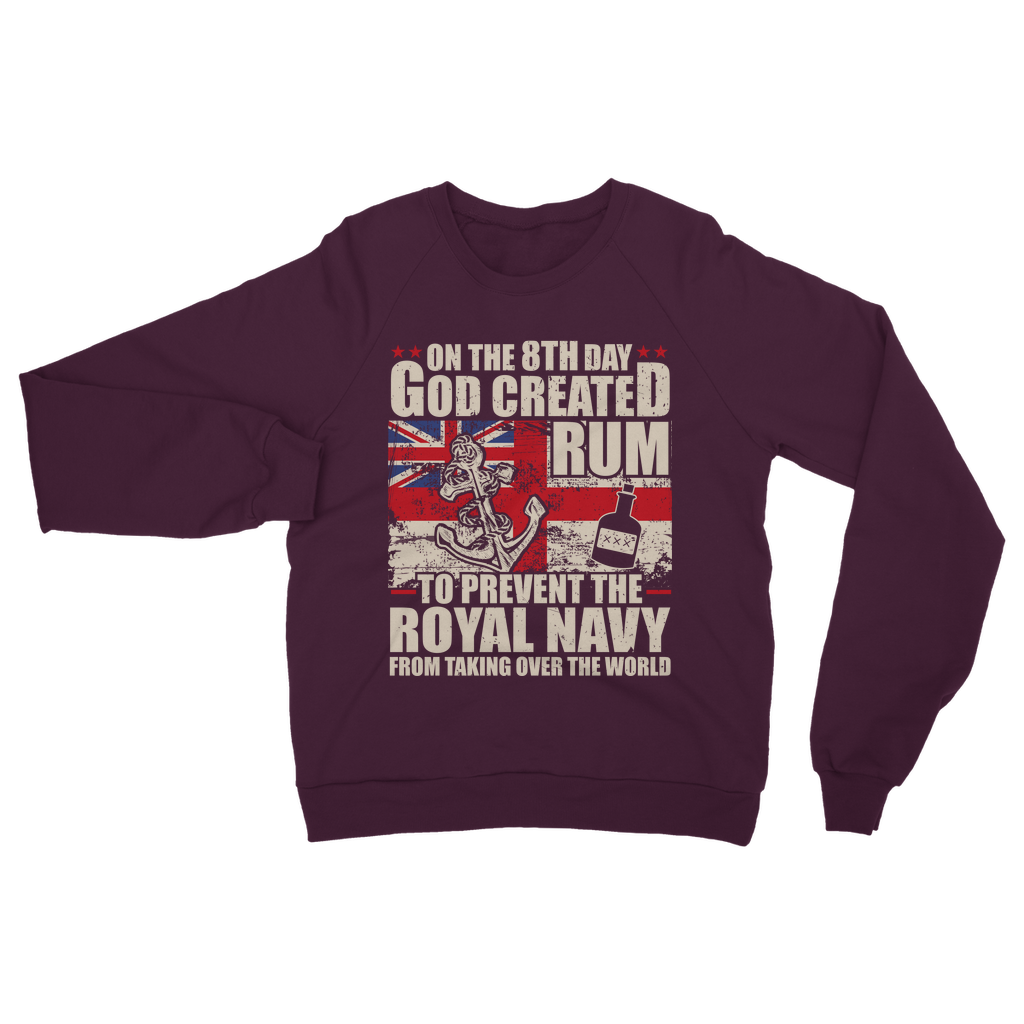 Royal Navy Loves Rum Classic Adult Sweatshirt